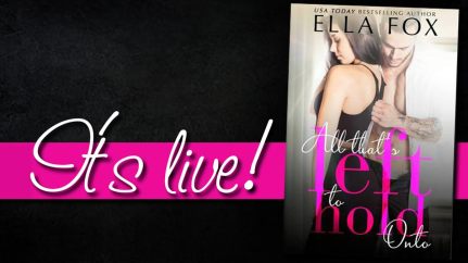 all that's left to hold onto live