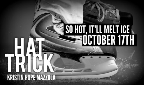 Close-up of skates on player feet during ice hockey